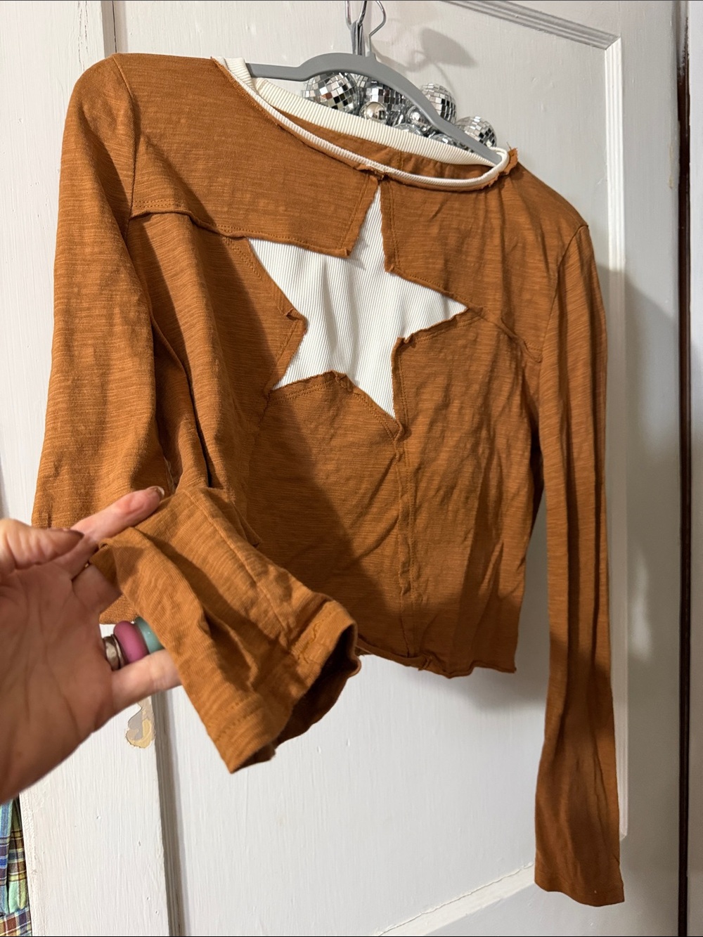 SHEIN star crop top